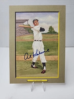 AL KALINE SIGNED PEREZ STEELE GREAT MOMENTS POSTCARD - Image 1 of 3