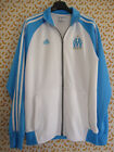 Olympic Jacket of Marseille OM Adidas Sky Blue & White Football - S