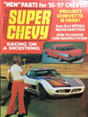 SUPER CHEVY ~ October 1974 ~ REAL NICE SHAPE!!! Foto 1 de 4