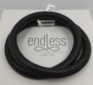 Endless Jewelry. Armband 2 Drehungen. 36 Cm. Farbe Schwarz. - Bild 1 von 1