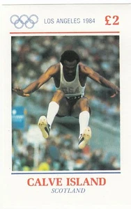 Aschenputtel; Calve Island Imperf Minisheet, postfrisch, Olympische Spiele in Los Angeles £ 2, 1984 - Bild 1 von 1
