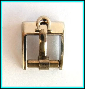 Hebilla OMEGA de acero inoxidable original vintage (nuevo stock antiguo) 8 mm - Imagen 1 de 3