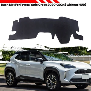 For TOYOTA YARIS CROSS GX GXL 5/2020-22 Non-Slip Dash Mat Dashboard Cover Black - Picture 1 of 6