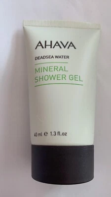 GEL DE DUCHA Ahava Deadsea Agua Mineral 1.3 OZ 40 ml Cuidado de la Piel Tamaño de Viaje Nuevo Foto 1 de 2