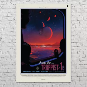 Poster Trappist-1e NASA | 24x35" Big Size A1 | Fantastic Space, Science Wall Art - Bild 1 von 4