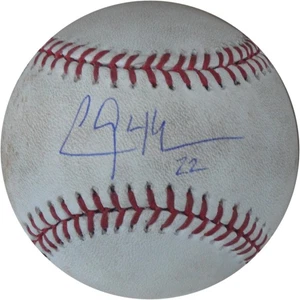 Clayton Kershaw Game Used Signed Baseball Dodgers 6/5/13 Chris Denorfia 316049 - Picture 1 of 3