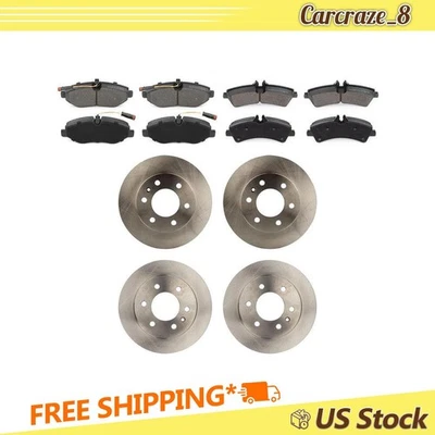 Kit de rotores de pastillas de freno delanteras traseras para Mercedes-Benz Sprinter 2500 2,1 L 2014-2017 Foto 1 de 4