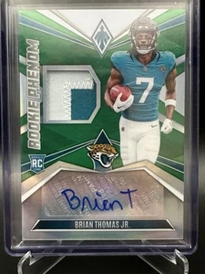 BRIAN THOMAS JR. 2024 PANINI PHOENIX ROOKIE PHENOM GREEN RPA RC PATCH AUTO 04/25 - Picture 1 of 4