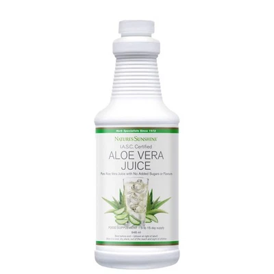 Nature's Sunshine Aloe Vera Juice 956ml | Vegan & Vegetarian Friendly