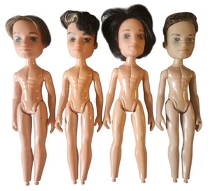 Lote de 4 muñecas Bratz Boyz 2003, desnudas, sin pies - Imagen 1 de 18