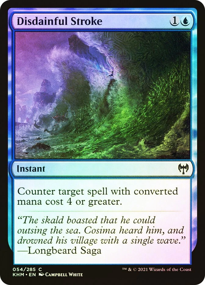 MTG FOIL Disdainful Stroke  - Kaldheim #054 - Image 1 of 1