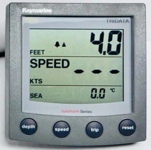 Raymarine ST60 Tridata Depth Speed Instrument Display - Picture 1 of 6