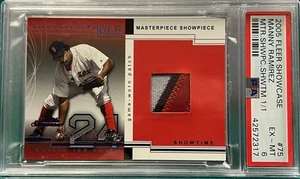 1/1 Manny Ramirez 2005 Fleer Showcase Masterpiece Showpiece Showtime GW Patch - Picture 1 of 2