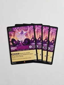 Ursula Sea Witch 37/204 Playset 4 cards - Fabled Lorcana - Picture 1 of 1
