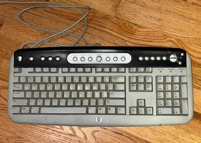 HP SK 5181 Wired PS/2 Desktop Computer Keyboard  Vtg - Image 1 of 4