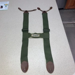 Hodgman Waders H-Style Back Suspenders, 2" Wide, Elastic, 34" Adjustable Length - Picture 1 of 4