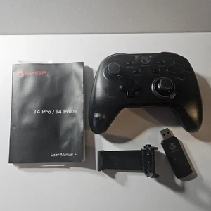 GameSir: T4 Pro: Wireless Bluetooth Controller with Dongle & Detachable Stand - Picture 1 of 2