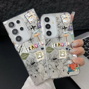 Housse Hybride Slim Case pour Samsung S24 S25 Ultra S23 FE S22 A56 A25 A16 Cover - Picture 1 of 15