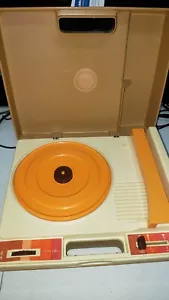 Vintage Fisher Price 825 Kinder 2 Gang Plattenspieler. Powers On LESEN - Bild 1 von 10