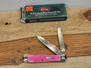 2006 CASE XX (6254 DAM) BUBBA GUM/DAMASCUS "LADY CASE TRAPPER" POCKET KNIFE- MIB - Picture 1 of 9