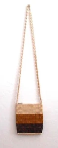 Tri Colored Bead Crossbody Purse - Picture 1 of 10