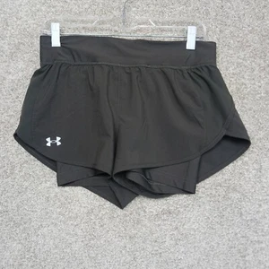 Pantalones Cortos Under Armour Para Mujer M Negros Heatgear Forrados Bolsillo Velocidad Activo Pull On - Imagen 1 de 10