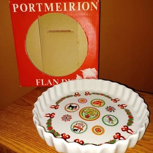 Portmeirion Spirit of Christmas geriffelte Flanschschale 10,5" Made in England  - Bild 1 von 7