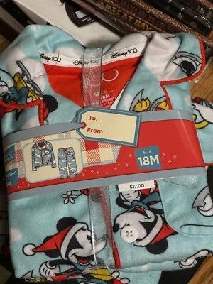 Disney 100 Retro Reimaginado Familia Juego Pijama Niños 12m, 18m, 2T Pijama Foto 1 de 3