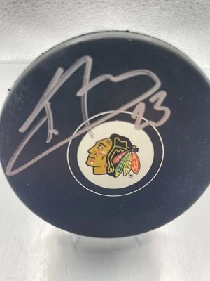 Kris Versteeg Autógrafo Firmado a Mano Automático Chicago Blackhawks Puck Foto 1 de 2