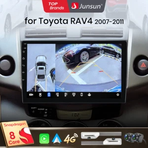 360°KAM+128GB Für Toyota RAV4 2006-12Android 13 Autoradio Car Play Navi GPS WIFI - Bild 1 von 15