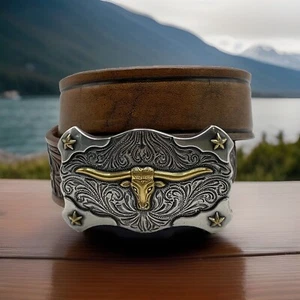 Tony Lama Kids LITTLE TEXAS Belt Made in USA Size 20 NWT C60094 List $41 - Picture 1 of 5