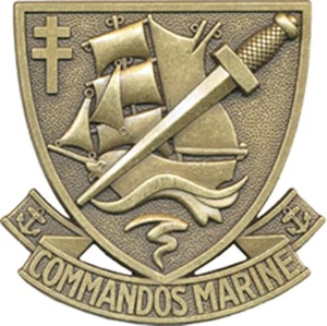 COMMANDO MARINE, insigne de béret, FORCES SPECIALES, Boussemart 2012 (10161) - Imagen 1 de 2