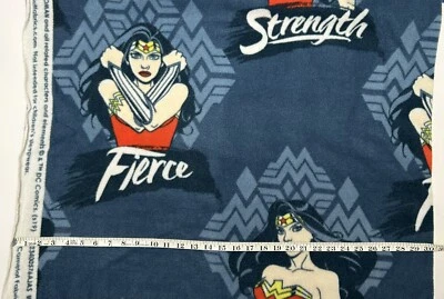 "Tela polar por yarda - DC Comics Wonder Woman - Fuerza feroz - 58"" de ancho" Foto 1 de 4