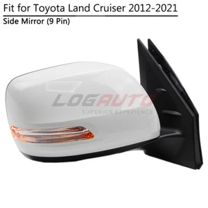 For Toyota Land Cruiser 2012-2021 Rearview Driver Side Mirror W/ Turn Signal - Picture 1 of 12