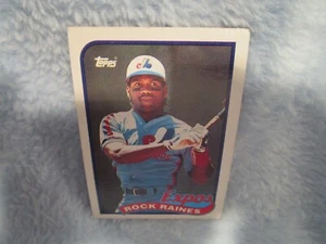 Rock Raines, Montreal Expos, Outfield, Topps, #560, 1989 - Picture 1 of 2