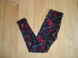 LULAROE ~ One Size ~ LEGGINGS ~ OS Flowers Floral Vine Branch  ~ NEW ~ UNICORN - Picture 1 of 1