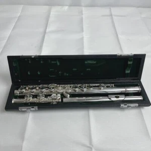 Altus AZUMINO Flute A807 silver Wind Instruments With Hardcase Good - Picture 1 of 19