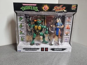 Teenage Mutant Ninja Turtles Street Fighter Michelangelo Vs Chun-Li Playmates - Bild 1 von 8
