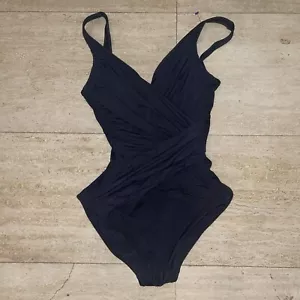 Gottex Women’s Black Contour Shaping Pleaded One Piece Swimsuit - Picture 1 of 6