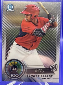 2018 Bowman Chrome JUAN SOTO Bowman Scouts Top 100 Nationals BTP-44