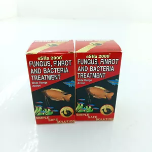 2x ESHA 2000 PILZFLOSSEN & BAKTERIEN FISCHBEHANDLUNG 20ML FISCHBECKEN AQUARIUM - Bild 1 von 2