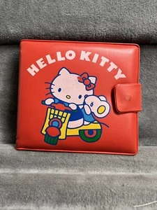 Vintage Sanrio Hello Kitty Red Puffy Wallet Billfold Japan 1976 1981 (Read) - Picture 1 of 7