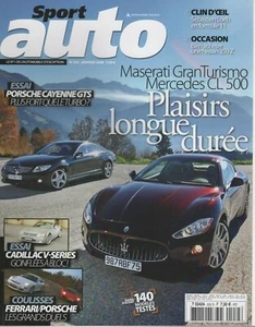 SPORT AUTO 552 2008 MASERATI GranTurismo MERCEDES CL500 CAYENNE GTS 356 ROADSTER - Imagen 1 de 3