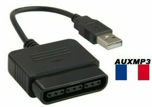 Adaptateur usb pour manettes PS1 PS2 sur console PS3 ou PC ENVOI EN suivi