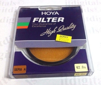 Hoya 62mm Special Effect Sepia a Lens Filter For Film SLR DSLR 62 mm Japan a - Image 1 of 3