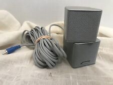 Bose Lifestyle Jewel Mini Double Cube Speakers Acoustimass Silver/Grey w/ Cable