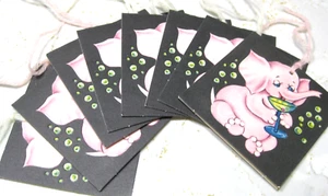 8 VINTAGE BRIDGE TALLY CARDS 1940-50'S BY GIBSON - Picture 1 of 2