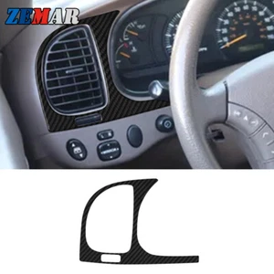 Carbon Fiber Diver Side Air Vent Cover Trim For Toyota Tundra Double Cab 2004-06 - Imagen 1 de 14