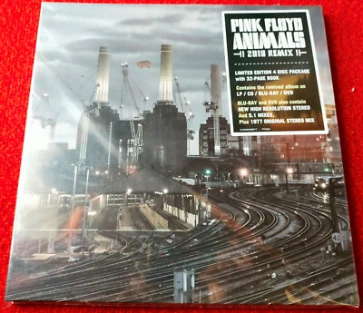 PINK FLOYD "Animals (2018 Remix)" Limited Edition Hardback Book LP/CD/DVD/BR ss - Bild 1 von 2
