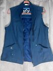 Outfit Classic NKD Damenweste blau Farbe durchgehender Reißverschluss EU-Größe 46; US-Größe XL